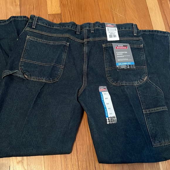 Dickies 2 pairs mens carpenter jeans - Picture 4 of 7